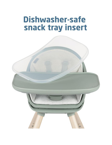 Silla Alta Maxi-Cosi Moa 8-en-1 Verde Clásico Lavable