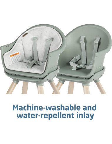 Silla Alta Maxi-Cosi Moa 8-en-1 Verde Clásico Lavable