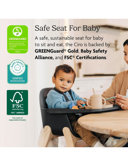 Silla Alta UPPAbaby Ciro Chloe - Diseño Elegante y Fácil de Limpiar Silla Alta UPPAbaby Ciro Chloe - Diseño Elegante y Fácil de Limpiar