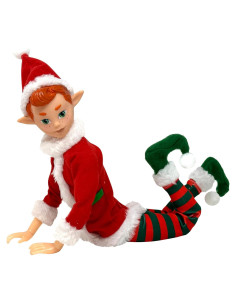 Muñeco Elfo Navideño Poseable 30.48 cm Elfo Original