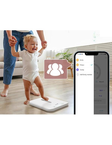 Balanza Inteligente GROWNSY para Bebés y Mascotas 150 kg