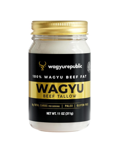 Grasa de Res Wagyu Republic 311g Tarro de Vidrio - Ideal para Keto