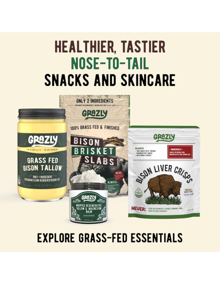 Bálsamo de Sebo de Bisonte Grazly 70.87g con Vainilla Orgánica Bálsamo de Sebo de Bisonte Grazly 70.87g con Vainilla Orgánica
