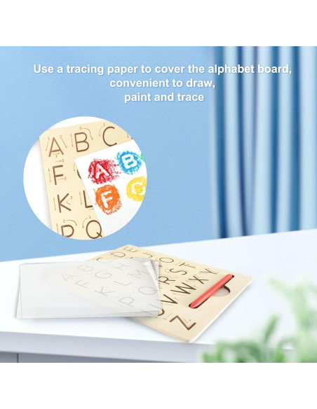 Tablero de Trazado de Letras Xuuza para Niños 3 Años o Más