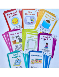 Tarjetas de Tarea Social Emocional hand2mind 64 Piezas 3+ Años 2