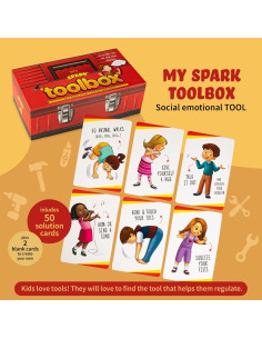 Caja de Tarjetas de Emociones Spark Innovations - 50 Piezas 2