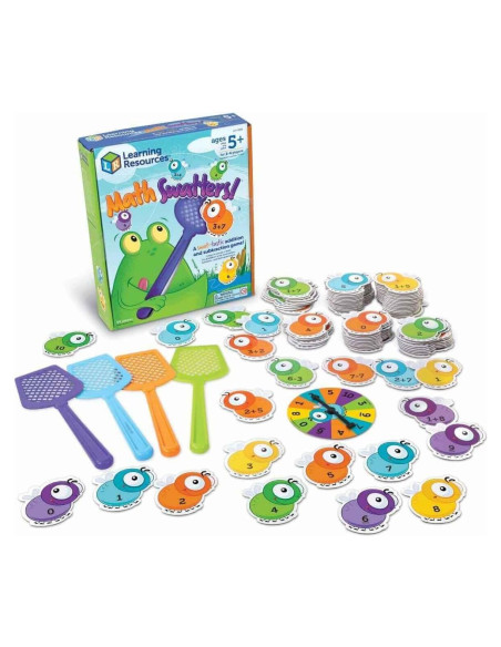 Juego de Sumar y Restar Mathswatters Learning Resources - 1-4 Jugadores, 5 Años+