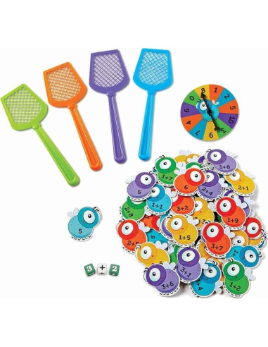 Juego de Sumar y Restar Mathswatters Learning Resources - 1-4 Jugadores, 5 Años+