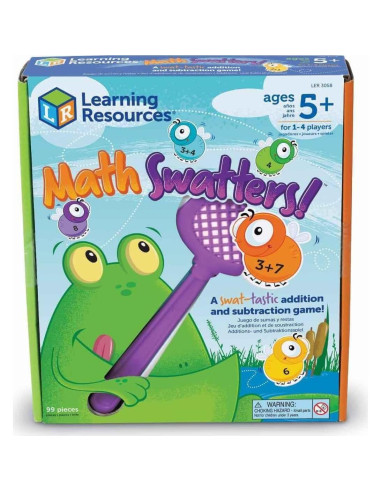 Juego de Sumar y Restar Mathswatters Learning Resources - 1-4 Jugadores, 5 Años+