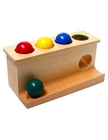 Juguete de empuje de bola de madera Leader Joy Montessori