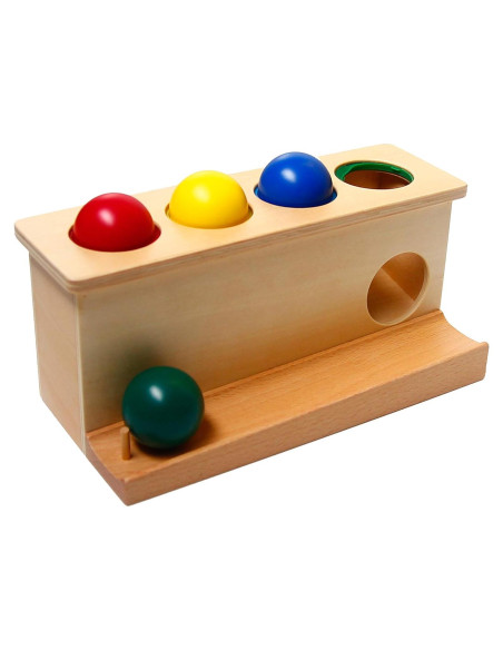 Juguete de empuje de bola de madera Leader Joy Montessori