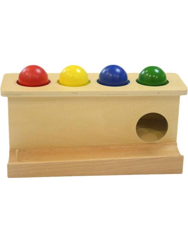 Juguete de empuje de bola de madera Leader Joy Montessori