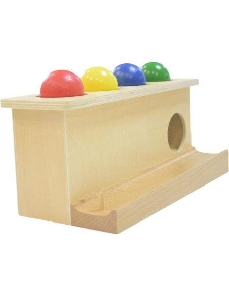 Juguete de empuje de bola de madera Leader Joy Montessori