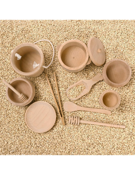 Caja Sensorial Montessori de Madera para Niños 36 meses+ Caja Sensorial Montessori de Madera para Niños 36 meses+