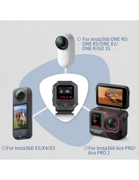 Control Remoto GPS Insta360 X5/X4/X3/ONE X2/RS/ACE Pro