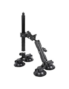 Soporte de Coche para Insta360 con Ventosas y Palo de Selfie