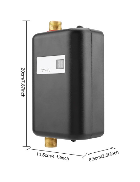 Calentador de Agua Eléctrico Ejoyous 3000W Mini LCD 110V