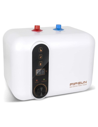 Calentador de Agua Eléctrico AMPOWSURE 11L 1500W Blanco Compacto