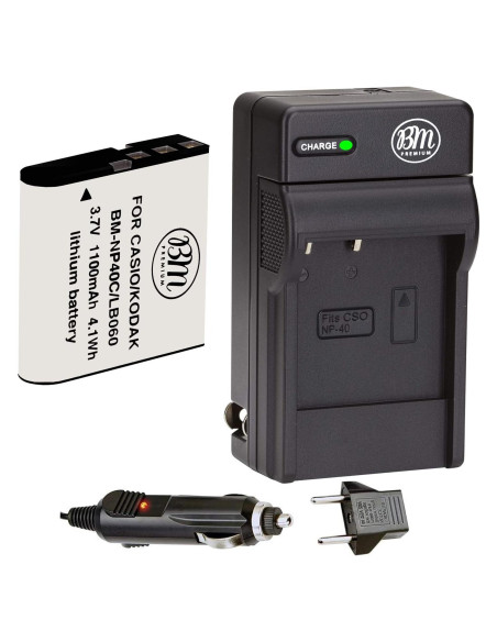 Batería y Cargador BM Premium LB-060 para Kodak PixPro