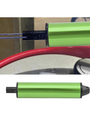 Calibrador de Tensión de Raqueta Dilwe, Aluminio, 100lbs