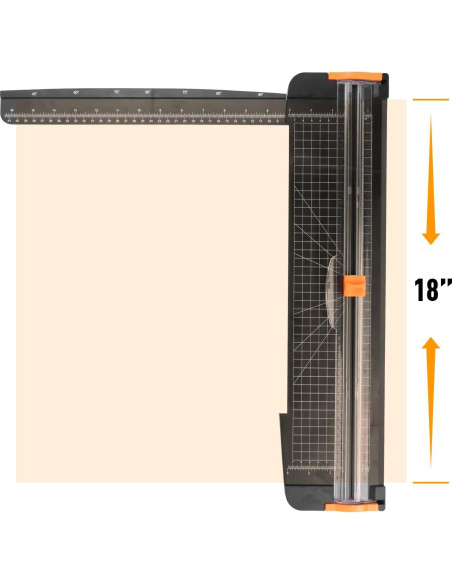 Cortadora de Papel ZEQUAN 45.72cm con Cuchillas de Repuesto