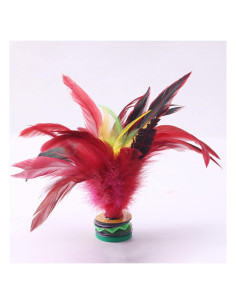 Shuttlecock Galepromot 20CM Plumas Coloridas para Jianzi