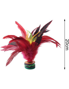 Shuttlecock Galepromot 20CM Plumas Coloridas para Jianzi 2
