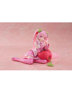 Figura de Escritorio Taito Hatsune Miku Cojín Cereza 27cm 2