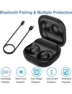 Estuche de Carga para Galaxy Buds 2 Pro EXMRAT - Negro 2