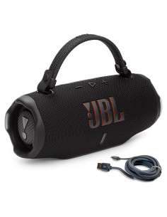 Altavoz Bluetooth JBL Charge 6 Negro + Cable USB-C 1.8m