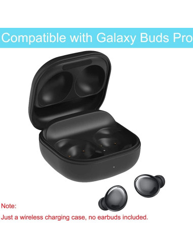 Estuche de Carga Inalámbrico EXMRAT para Galaxy Buds Pro 700mAh Negro