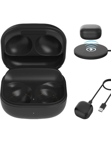 Estuche de Carga Inalámbrico EXMRAT para Galaxy Buds Pro 700mAh Negro