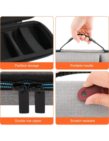 Funda de Transporte XINGFUDAO para Altavoz JBL Flip 7/6 - Gris