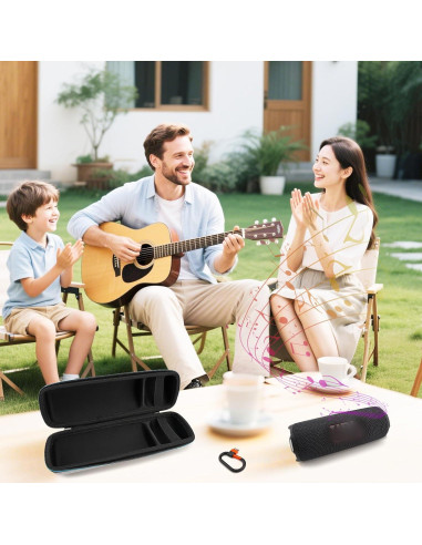 Funda de Transporte XINGFUDAO para Altavoz JBL Flip 7/6 - Gris