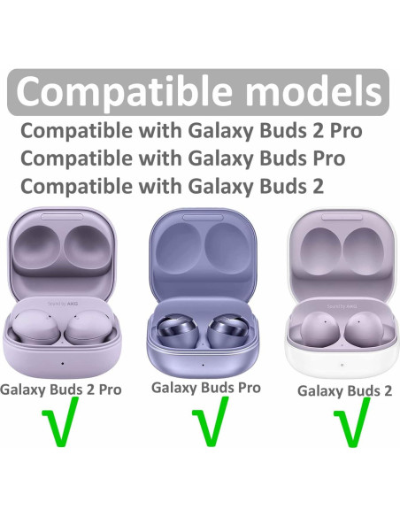 6 Puntas de Espuma Memoria para Galaxy Buds 2 Pro - Negro