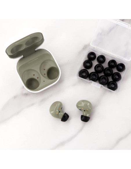 6 Puntas de Espuma Memoria para Galaxy Buds 2 Pro - Negro