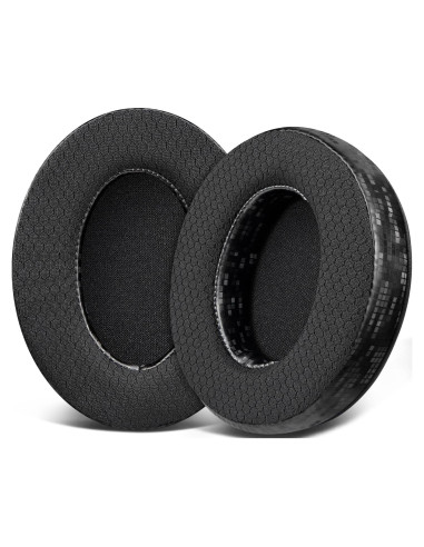 Almohadillas de Repuesto SOULWIT para Auriculares HyperX Cloud - Cuadrado Negro