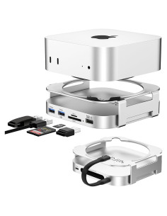 Dock M-ac Mini M4 Caniifoto 4TB Aluminio 7-en-1 USB-C