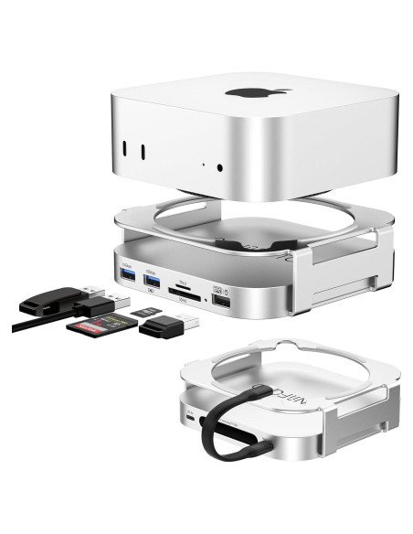 Dock M-ac Mini M4 Caniifoto 4TB Aluminio 7-en-1 USB-C