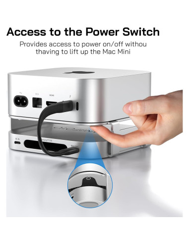 Dock M-ac Mini M4 Caniifoto 4TB Aluminio 7-en-1 USB-C