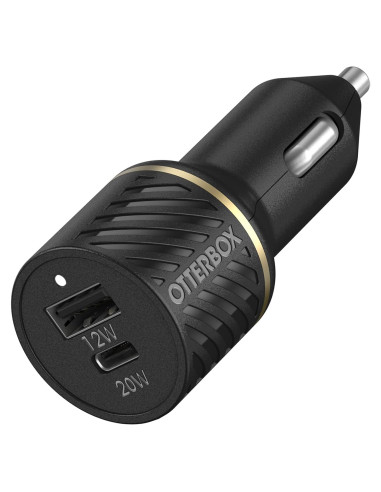 Cargador de coche OtterBox USB-C 50W carga rápida doble puerto