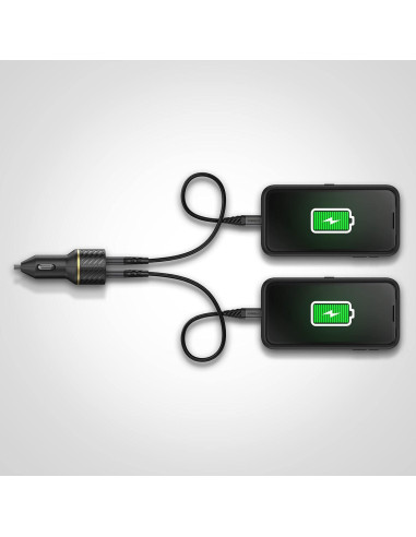 Cargador de coche OtterBox USB-C 50W carga rápida doble puerto
