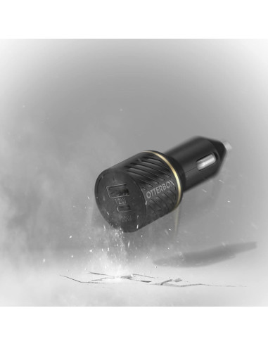 Cargador de coche OtterBox USB-C 50W carga rápida doble puerto