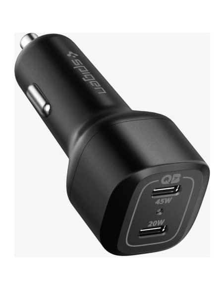Cargador de Coche USB C Spigen 65W Dual Carga Rápida PD 3.0