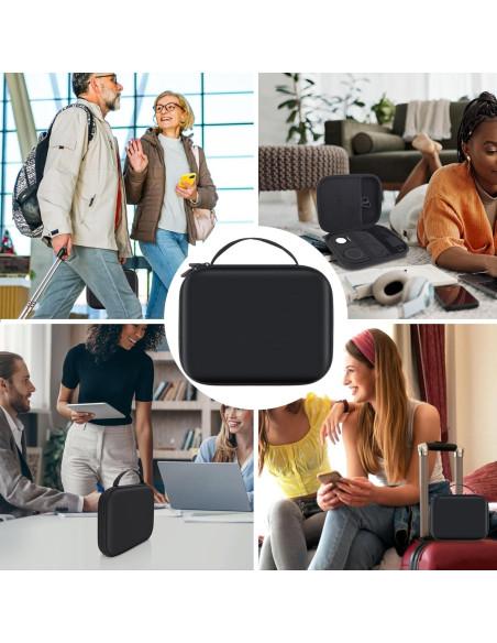 Funda Dura de Viaje co2CREA para Cargador Belkin MagSafe 3-en-1