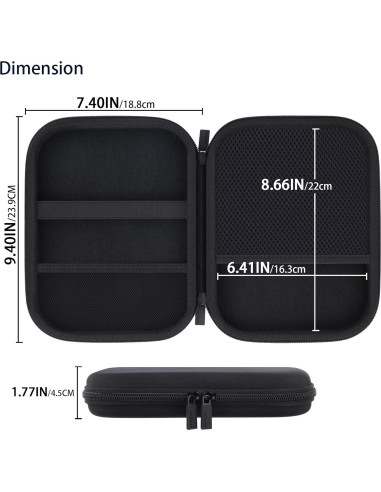 Funda Dura de Viaje co2CREA para Cargador Belkin MagSafe 3-en-1