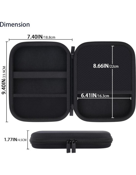 Funda Dura de Viaje co2CREA para Cargador Belkin MagSafe 3-en-1