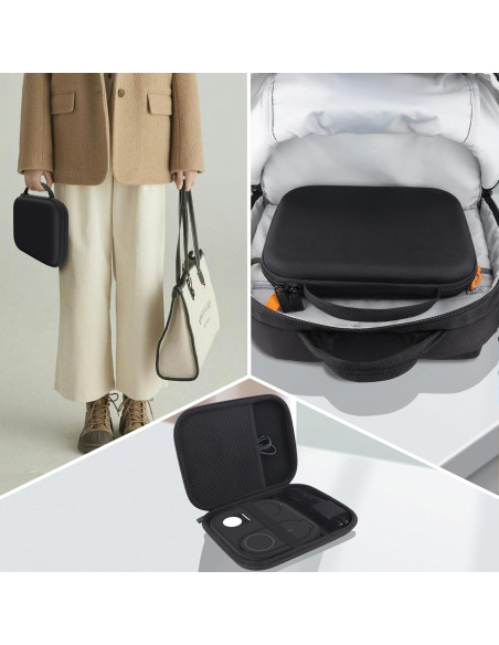 Funda Dura de Viaje co2CREA para Cargador Belkin MagSafe 3-en-1