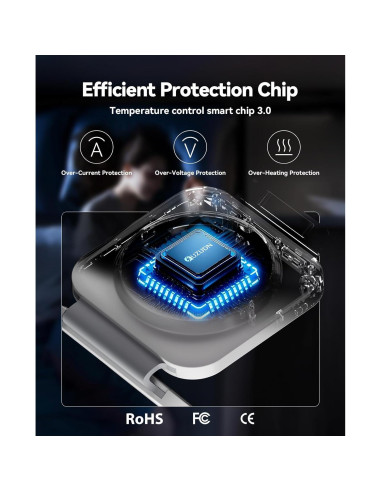 Estación de Carga Inalámbrica 3 en 1 Apple AD02 Rápida Magnética