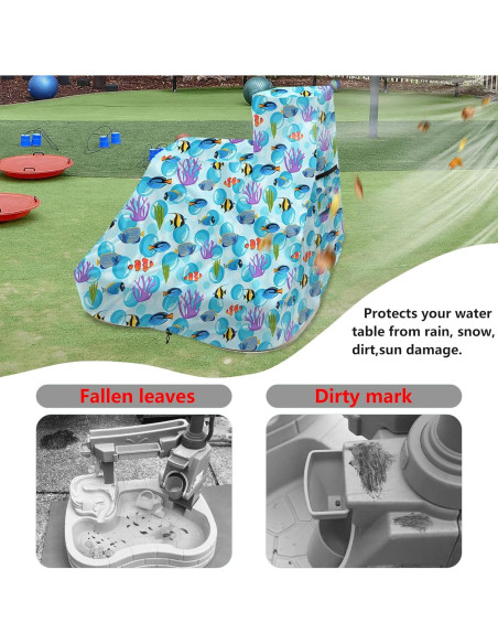 Cubierta de Mesa de Agua Sobana 76x102 cm Anti-UV Mundo Oceánico
